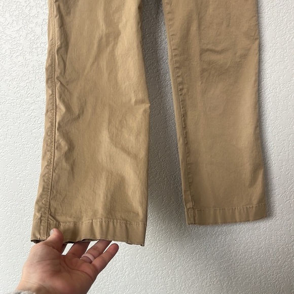 J. Crew Chino Khaki Pants Ruffled Tan size 0 - Picture 4 of 13